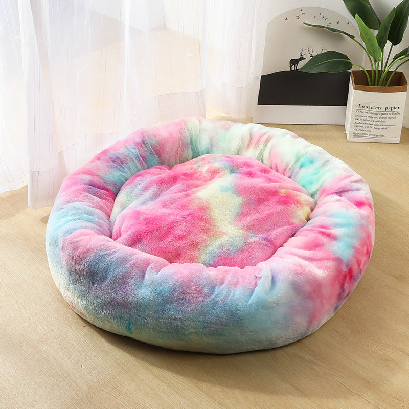 Fluffy nest bed for pet