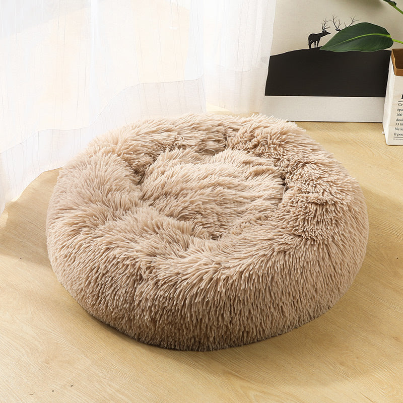 Fluffy nest bed for pet