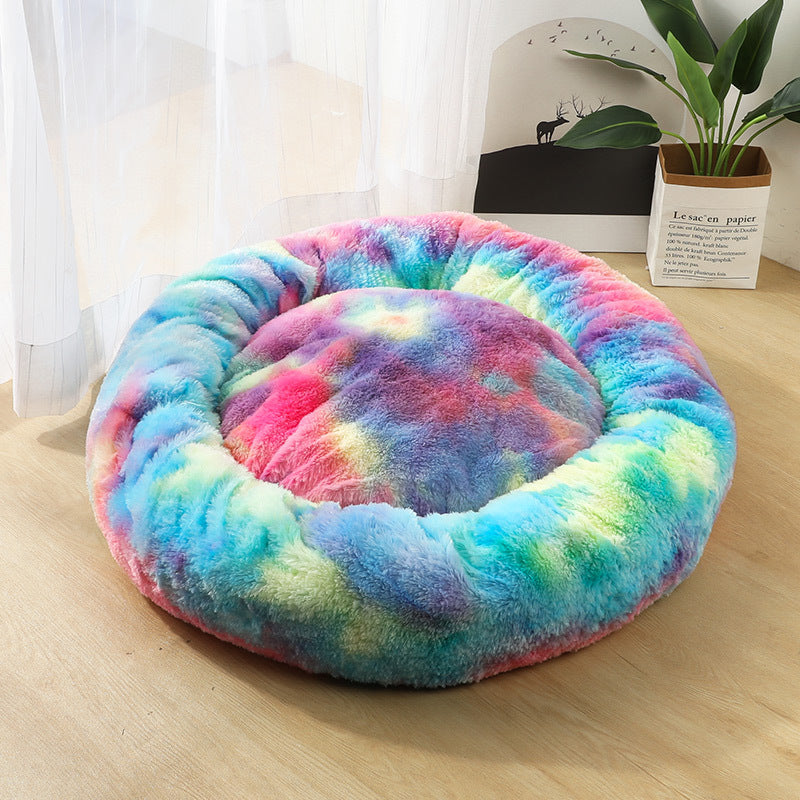 Fluffy nest bed for pet