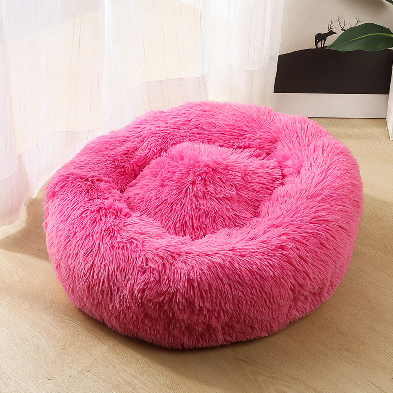 Fluffy nest bed for pet