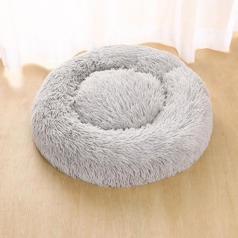 Fluffy nest bed for pet