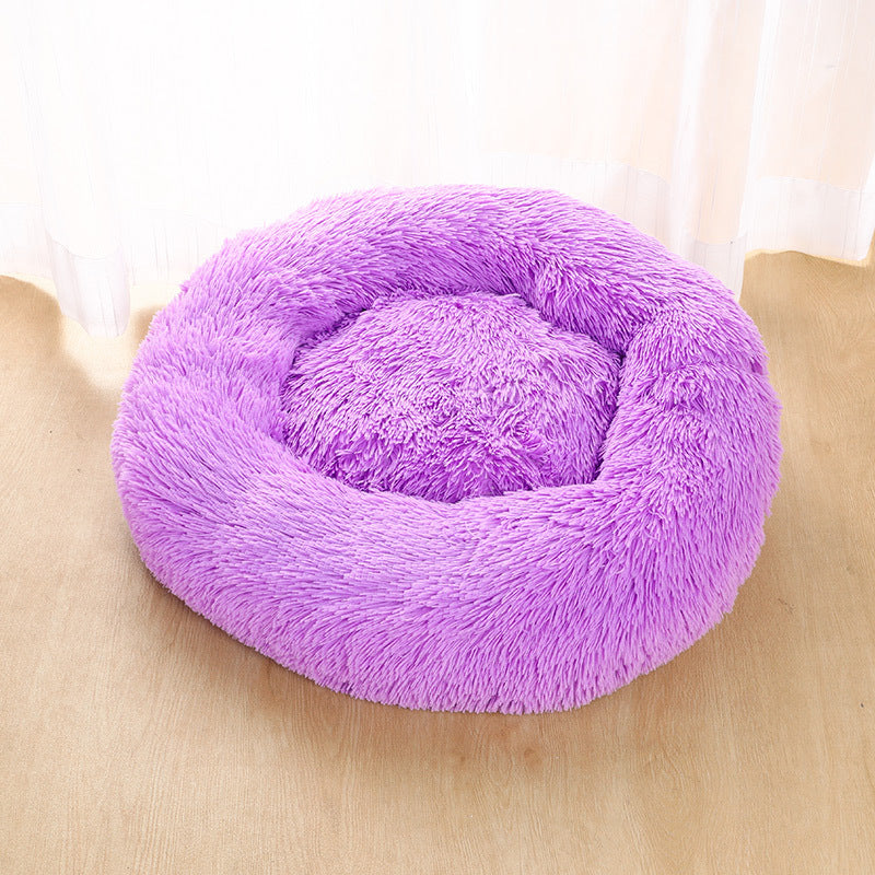 Fluffy nest bed for pet