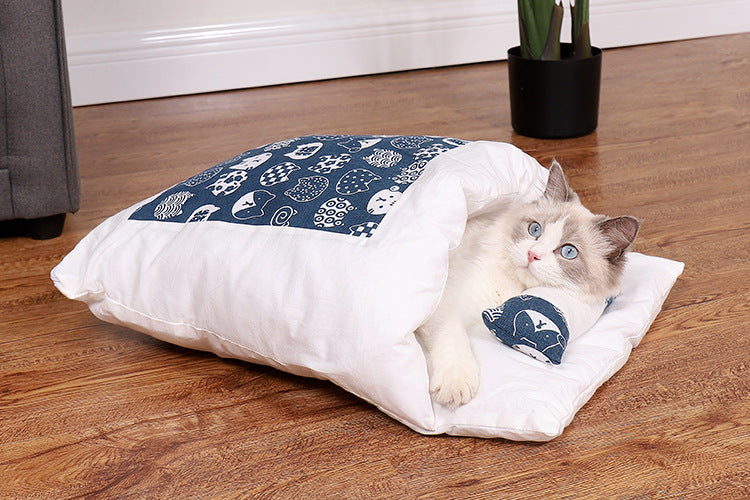 Japanese Style for Pets with pillow