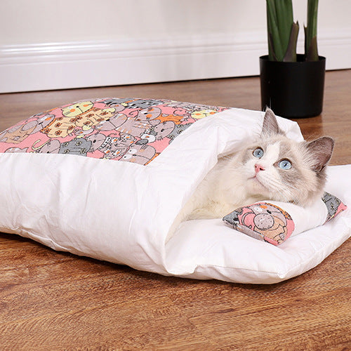 Japanese Style for Pets with pillow