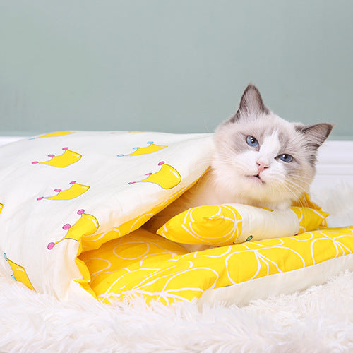 Japanese Style for Pets with pillow