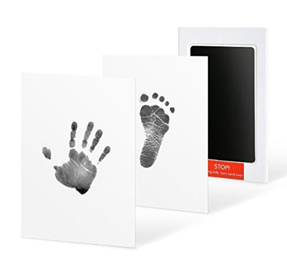 Contactless Stamp Pad for Baby or Pet Handprint or Footprint 100% Non-toxic and Mess-free