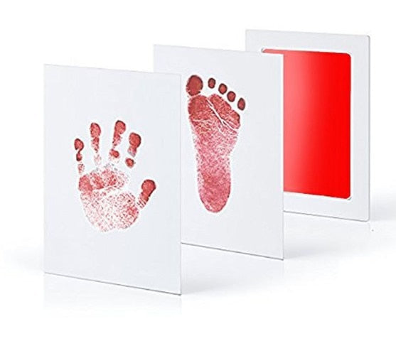 Contactless Stamp Pad for Baby or Pet Handprint or Footprint 100% Non-toxic and Mess-free