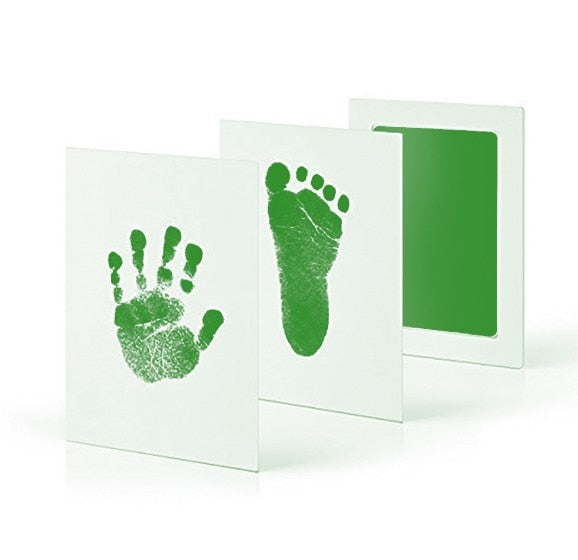 Contactless Stamp Pad for Baby or Pet Handprint or Footprint 100% Non-toxic and Mess-free