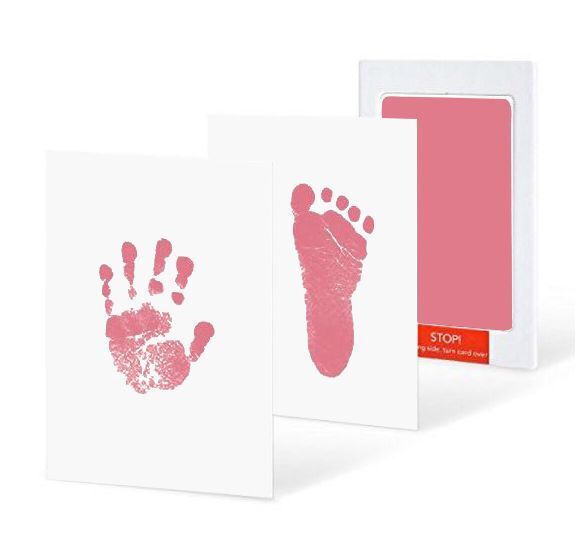 Contactless Stamp Pad for Baby or Pet Handprint or Footprint 100% Non-toxic and Mess-free