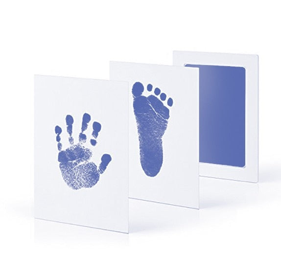 Contactless Stamp Pad for Baby or Pet Handprint or Footprint 100% Non-toxic and Mess-free