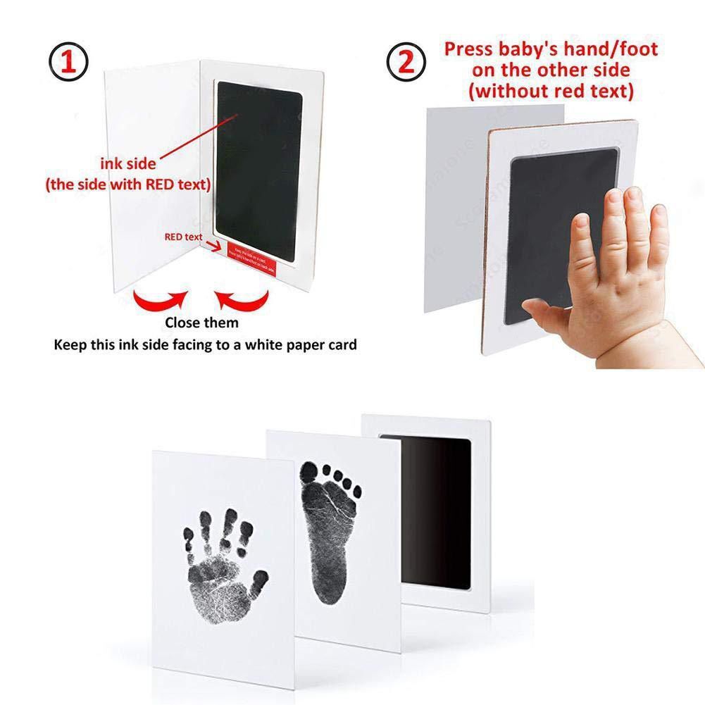 Contactless Stamp Pad for Baby or Pet Handprint or Footprint 100% Non-toxic and Mess-free