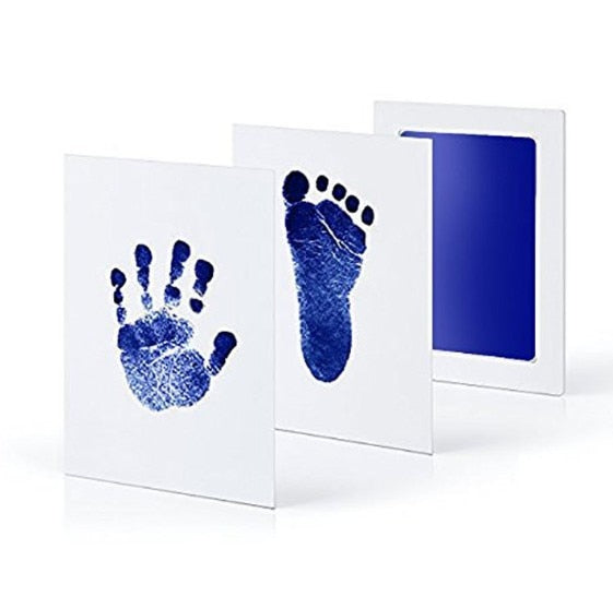 Contactless Stamp Pad for Baby or Pet Handprint or Footprint 100% Non-toxic and Mess-free