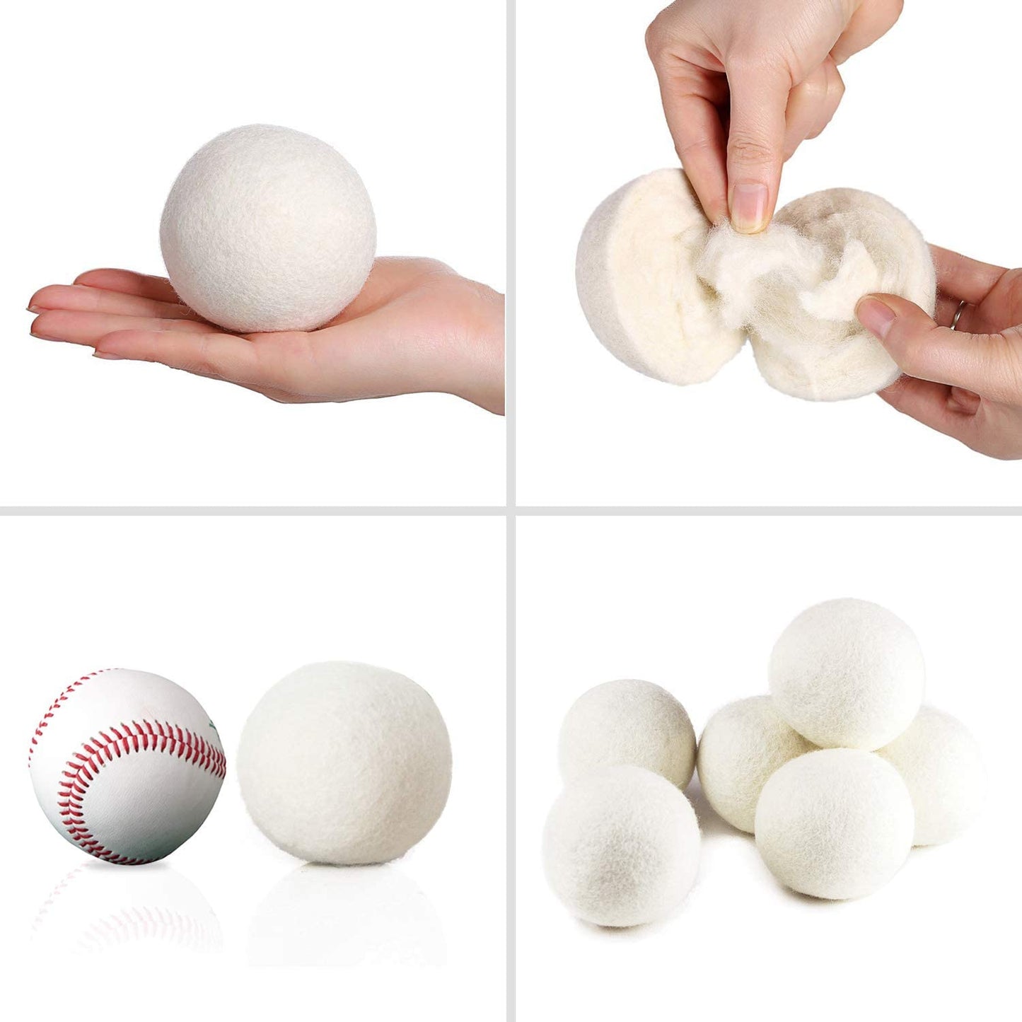 Wool Dryer Balls - eco-friendly and 100% reusable