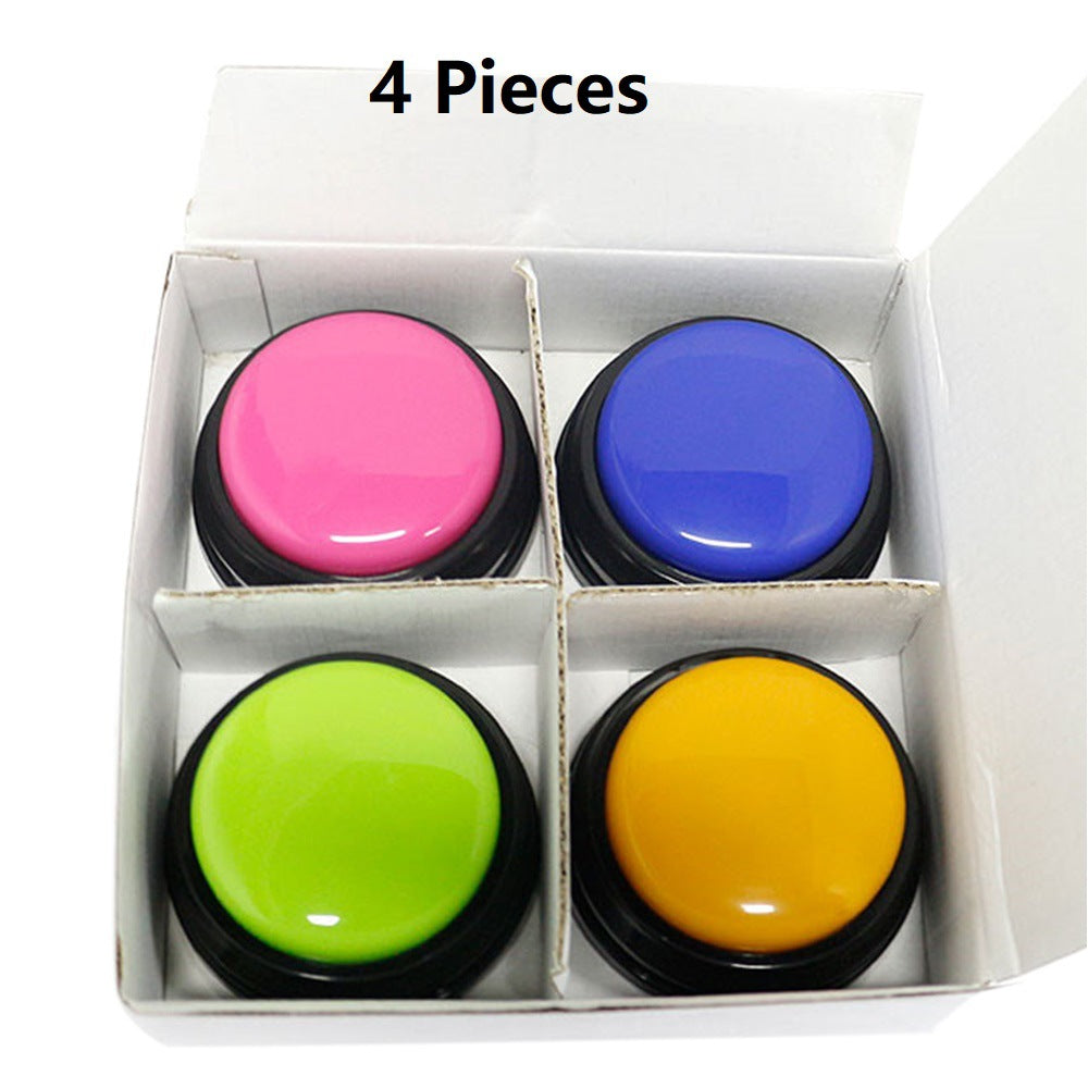 Interactive Pet training button (set of 4)