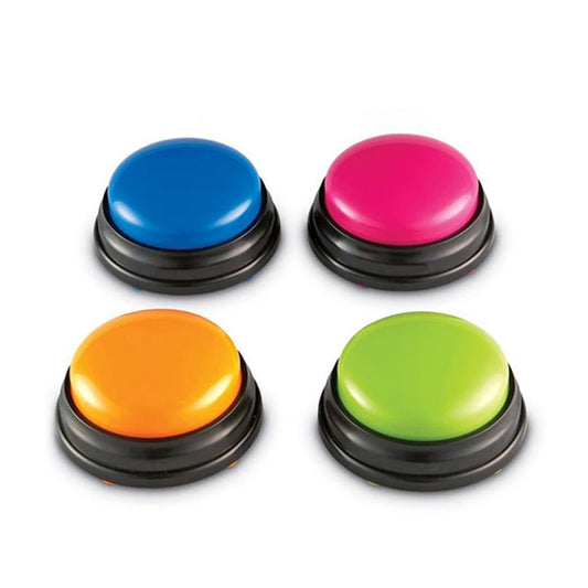 Interactive Pet training button (set of 4)