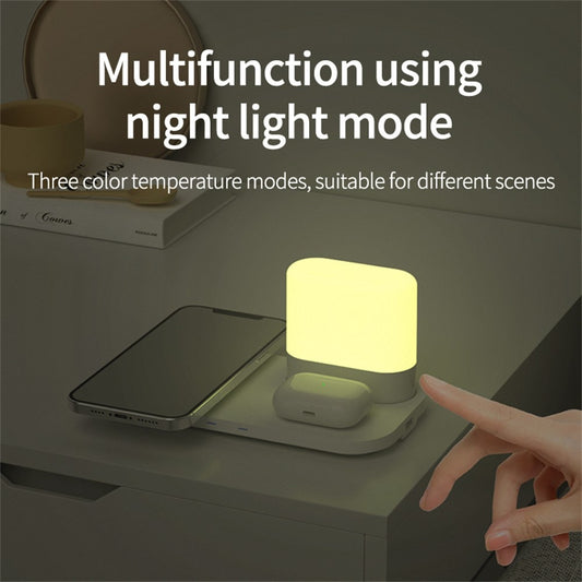 Night Lamp with wireless charger 3 in 1