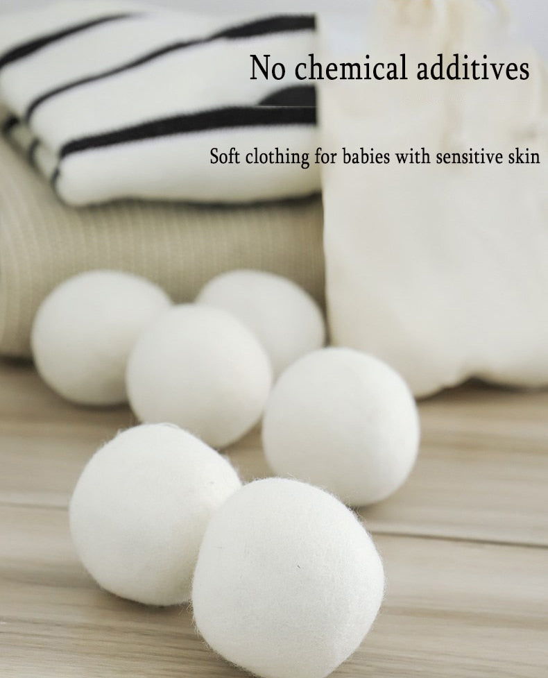 Wool Dryer Balls - eco-friendly and 100% reusable