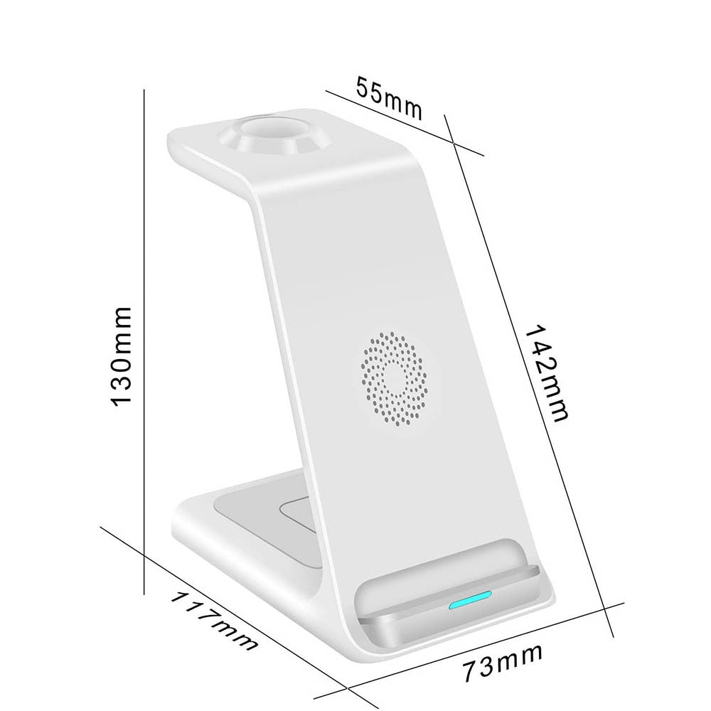 FDGAO 20W 3 in 1 Fast Wireless Charger Station